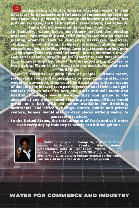Water, the Miracle of Life Series Five - Water for Commerce and Industry (Ebook)