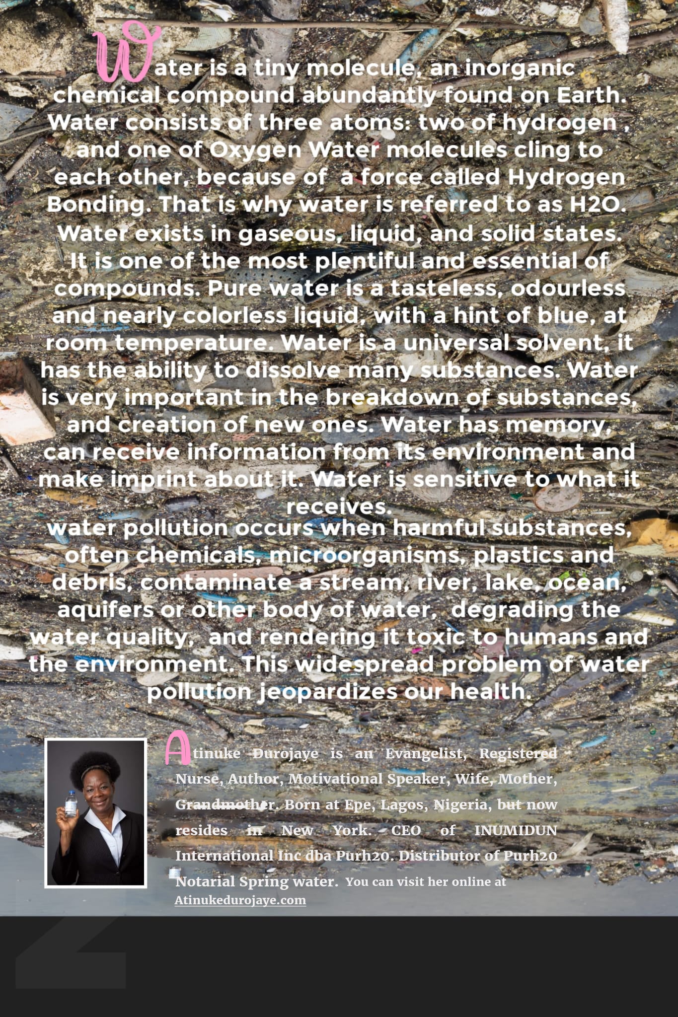 Water the Miracle of Life Series Three - Water and Polution (EBook)